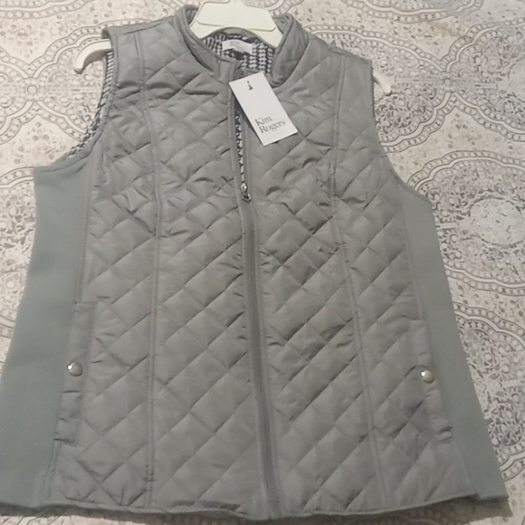 NWT Kim Rogers quilted vest - Picture 7 of 16